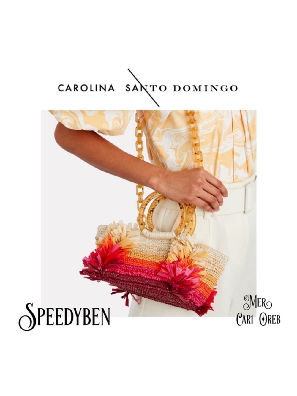 Carolina Santo Domingo Corallina Ombré Woven Bag - Picture 12 of 13